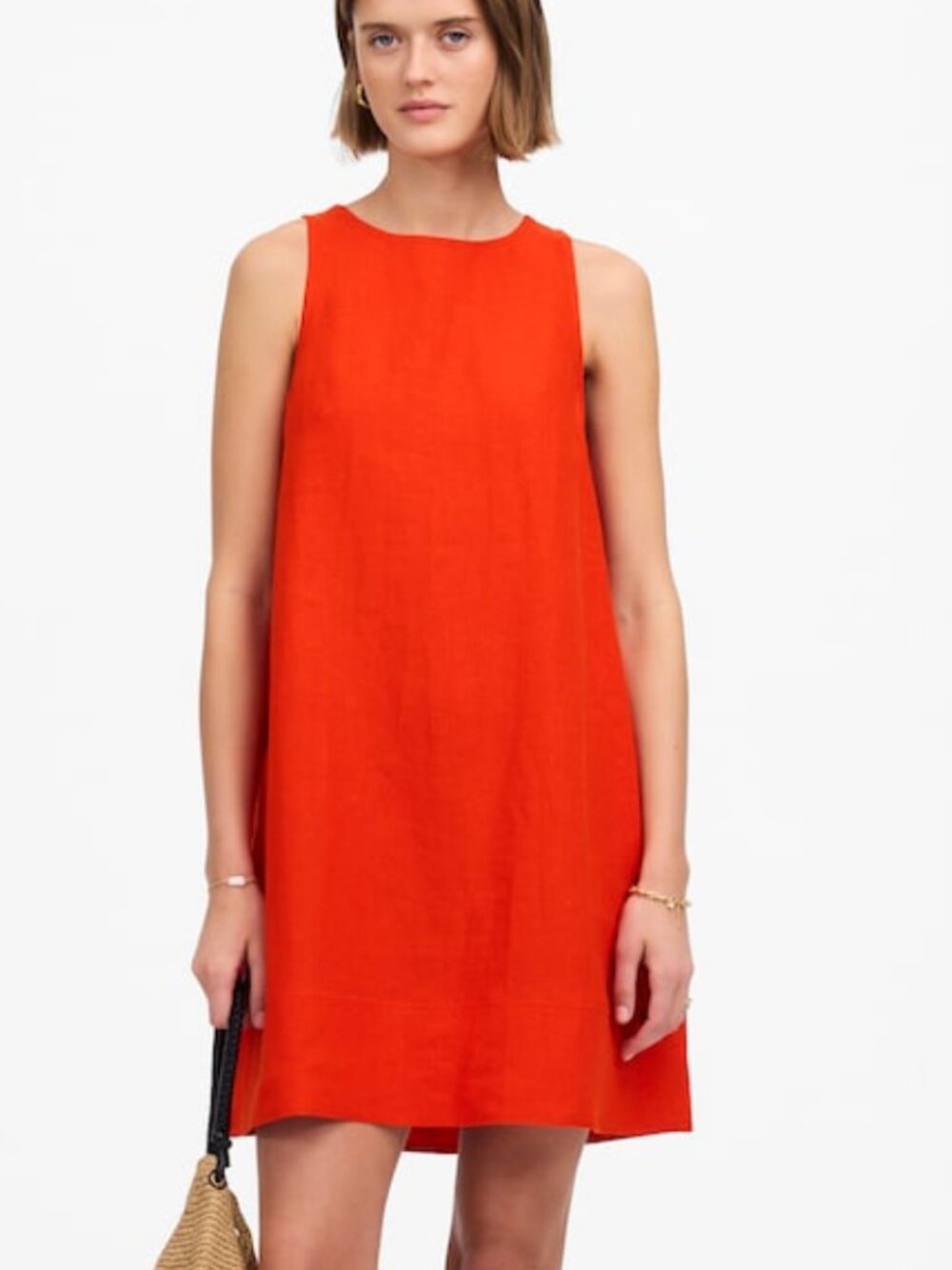 Madewell Mini Linen Shift L NWT